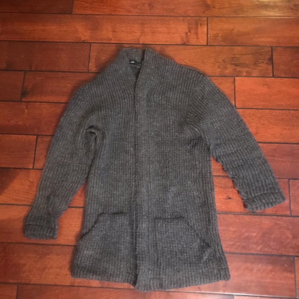 Damir Doma 100% wool zipper knit long sweater